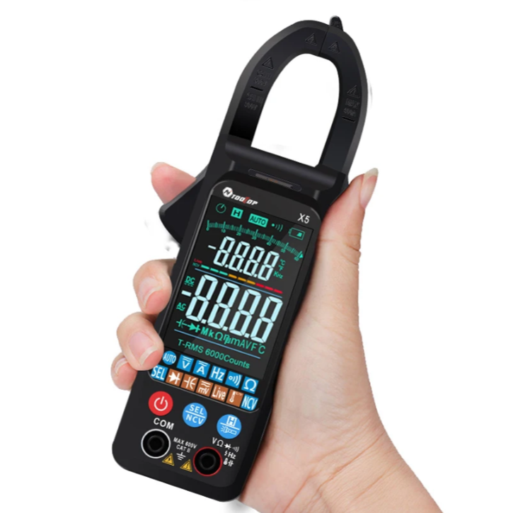 TOOLTOP-X5 Digital AC DC Clamp Meter in Pakistan thumbnail 5