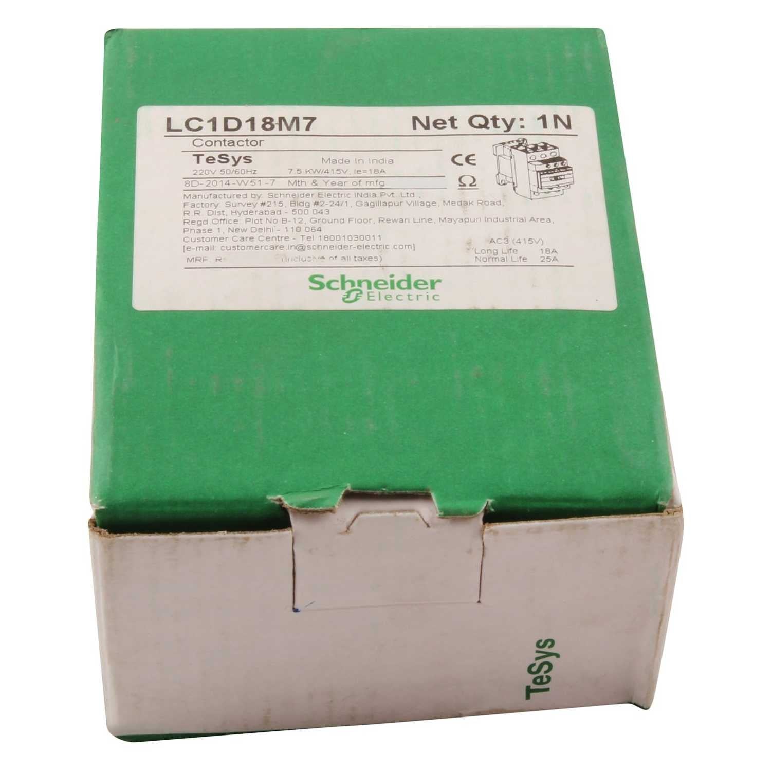 Schneider LC1D18M7 3pole Magnetic Contactor China Made in Pakistan thumbnail 4