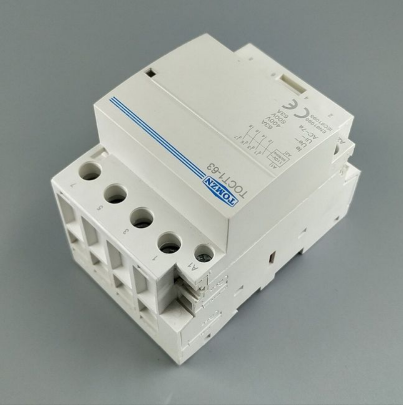 TOMZN TOCT1-63 4P 63A Din rail Household AC Modular Contactor in Pakistan thumbnail 3