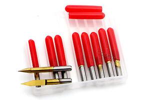 3.175mm Carbide PCB Engraving Bits CNC Router Tool 30 Degree 0.2mm thumbnail 2