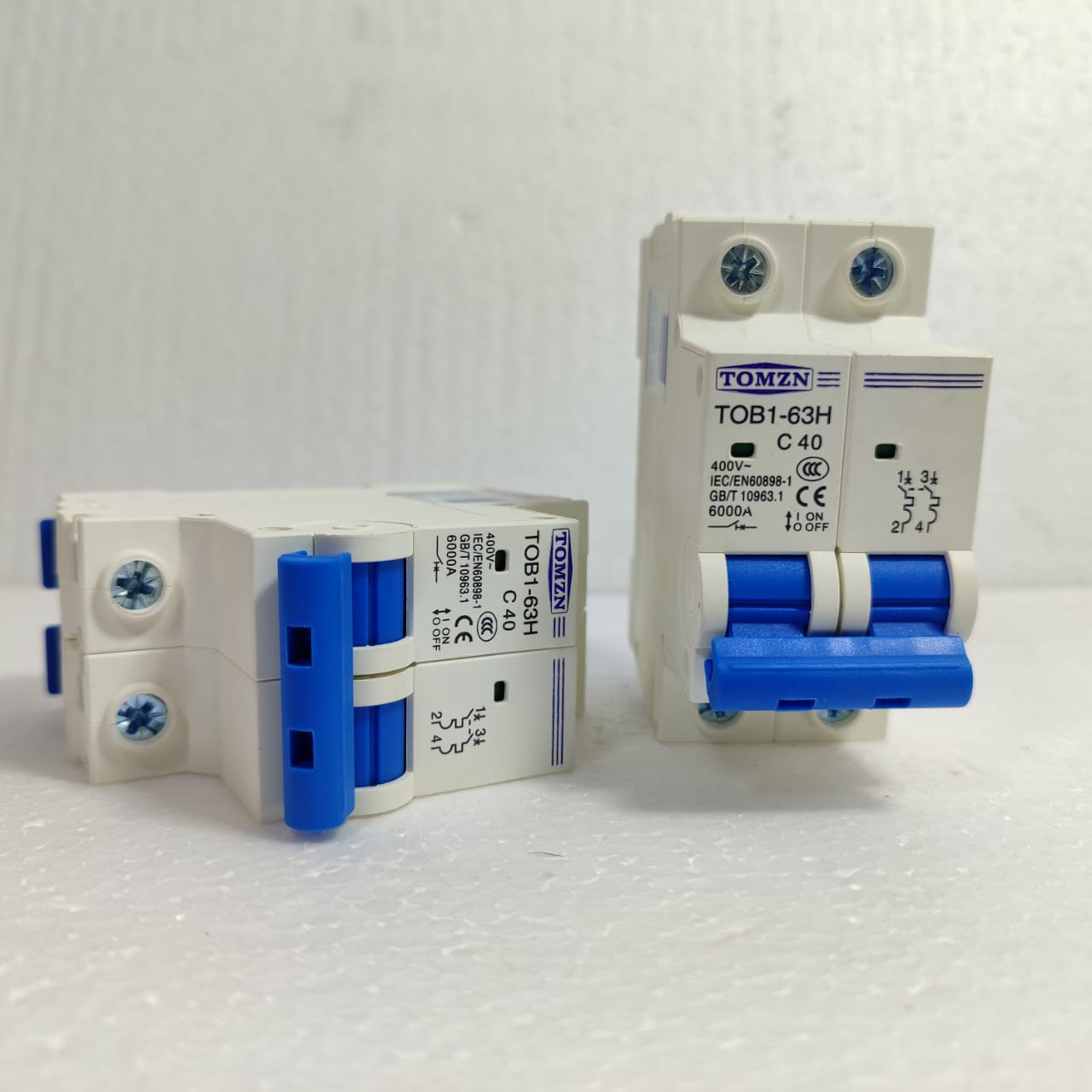 TOMZN TOB1-63H4P 2P C Type AC Mini Circuit Breaker in Pakistan - 40A thumbnail 7
