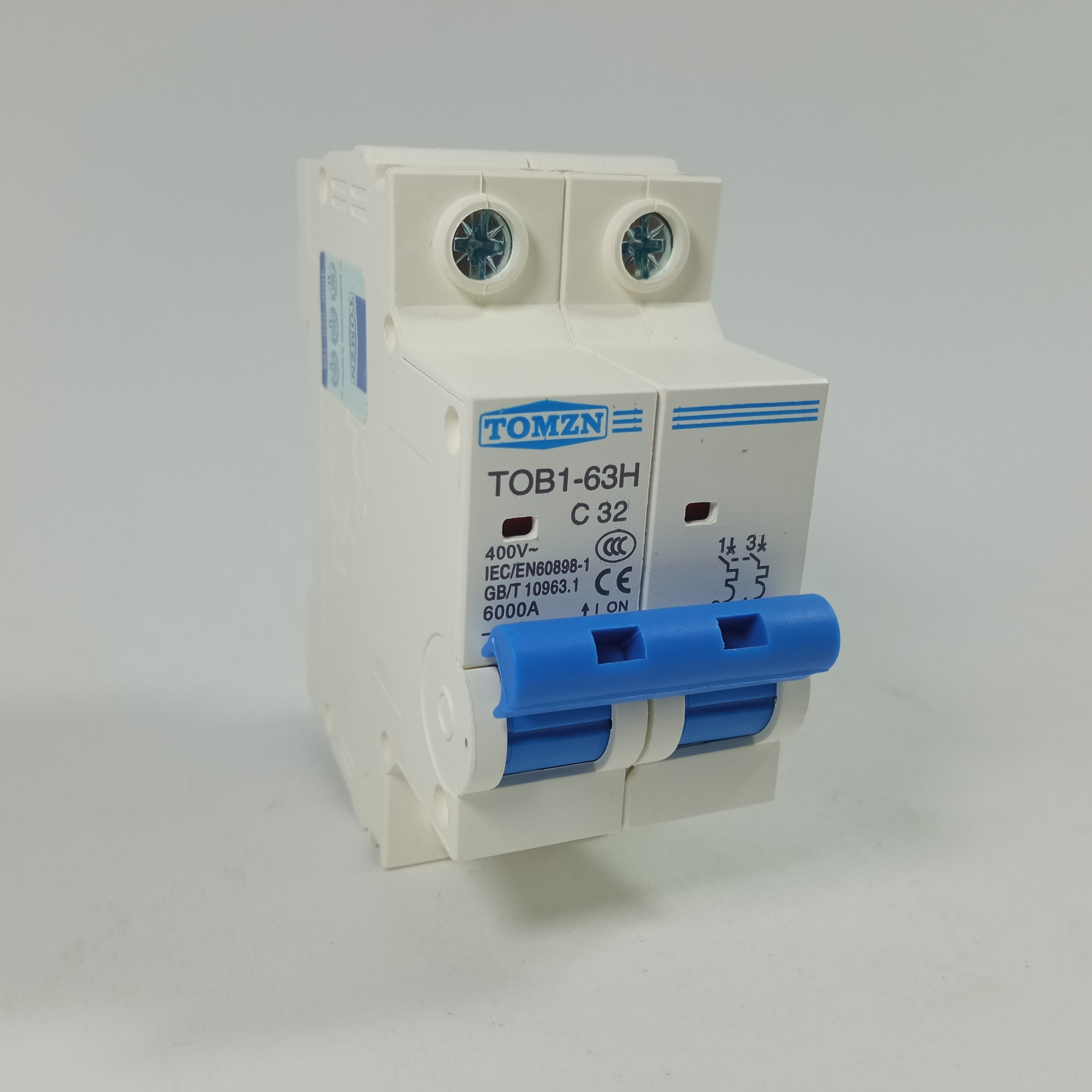 TOMZN TOB1-63H4P 2P C Type AC Mini Circuit Breaker in Pakistan - 75A thumbnail 8