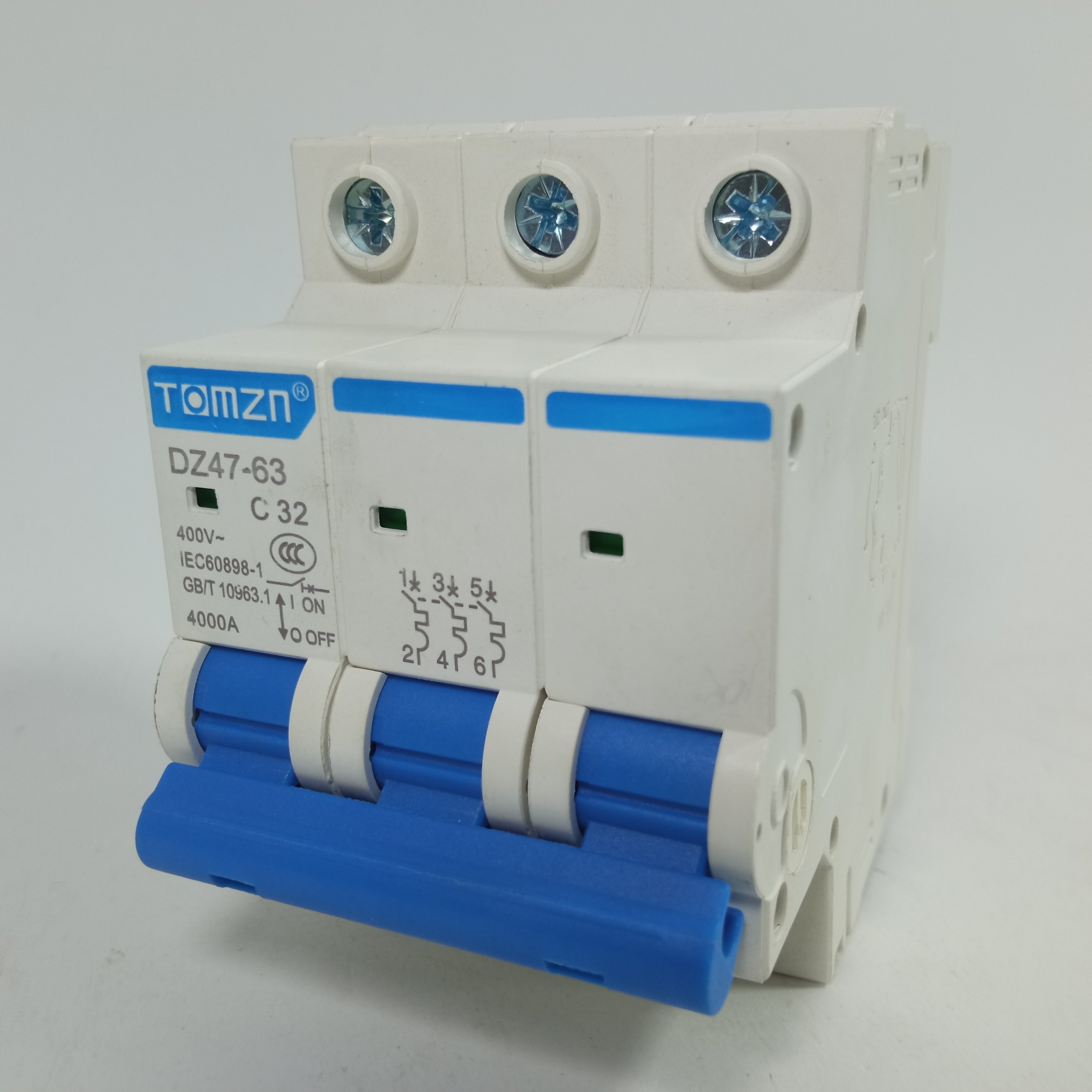 TOMZN DZ47-63 Circuit breaker 3P 32A in Pakistan thumbnail 2