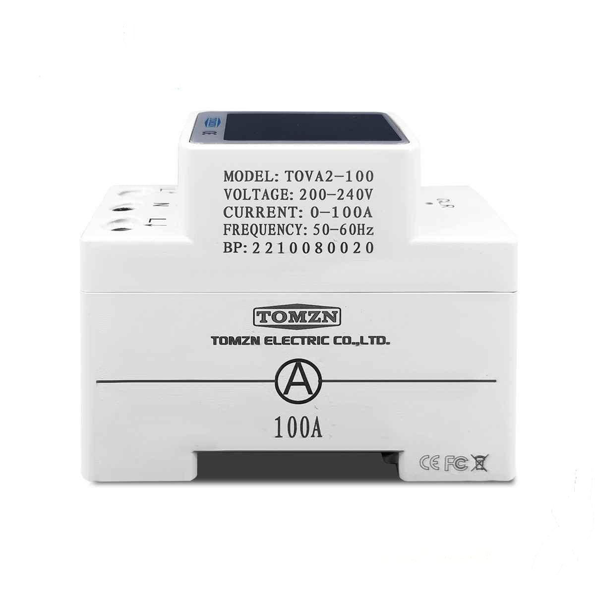 TOMZN 6IN1 din rail AC 220V 100A Voltage Current KWH Electric energy monitor meter in Pakistan thumbnail 2