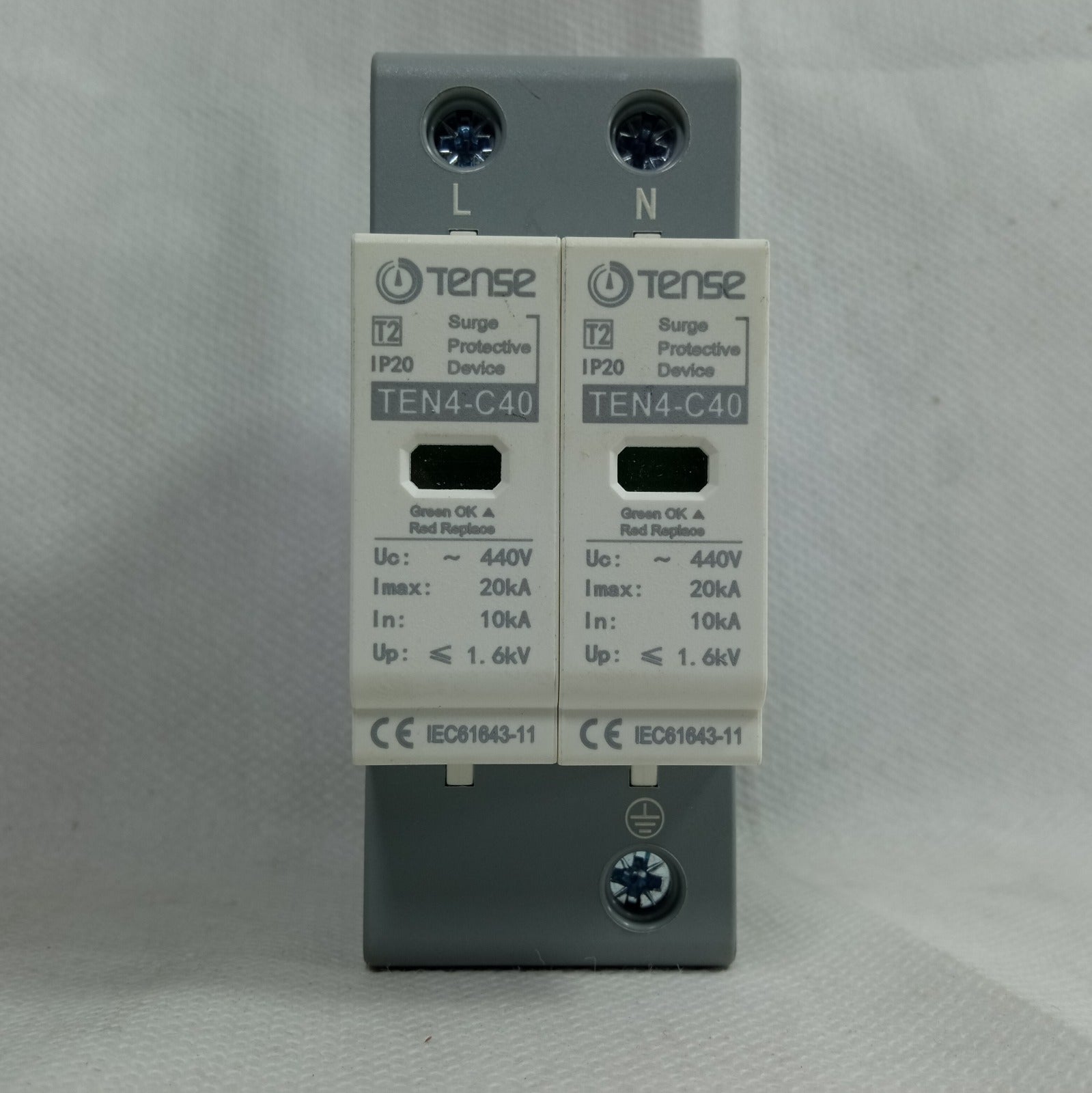 Tense Surge Protective Device IP20 TEN4-C40 20KA 2 Pole AC in Pakistan thumbnail 6
