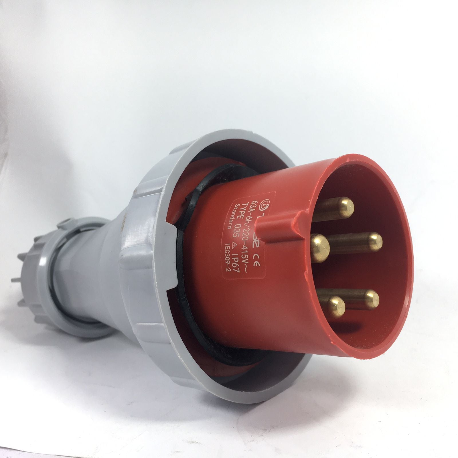 Tense 63Amp 5Pin Industrial Plug and Wall Socket in Pakistan thumbnail 2