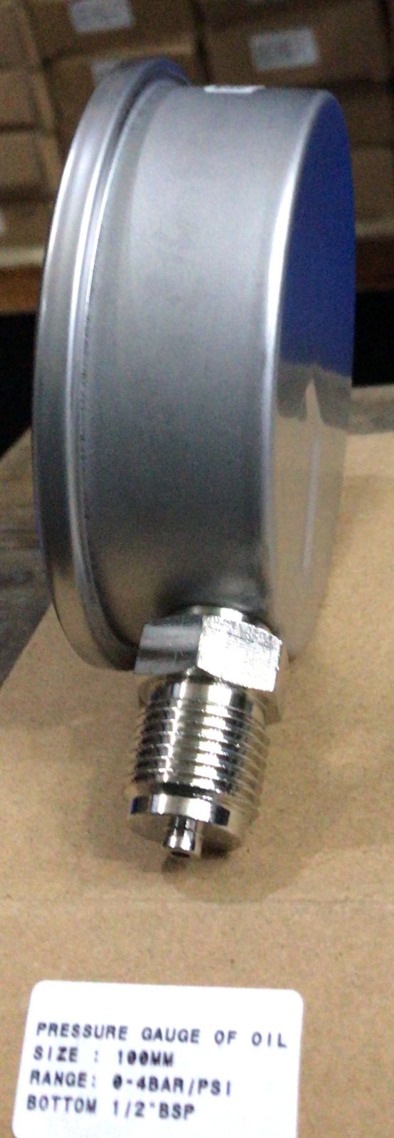 Standard Pressure Gauge  4 inch  in Pakistan - -1BAR TO 10BAR thumbnail 2