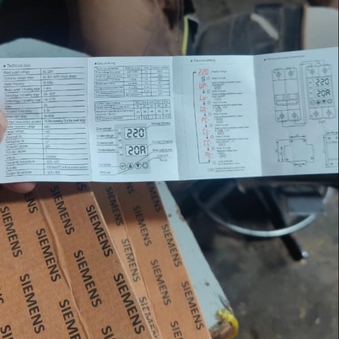 Schneider 63A Adjustable Over/Under Voltage Protection Relay in Pakistan - 63A thumbnail 5