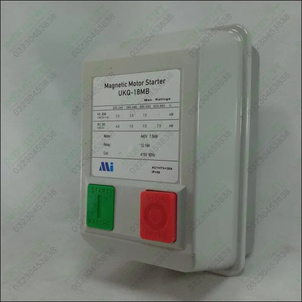 UKQ-18MB MI DOL Magnetic Motor Starter in Pakistan - 9 – 13A (5.5kw) thumbnail 3