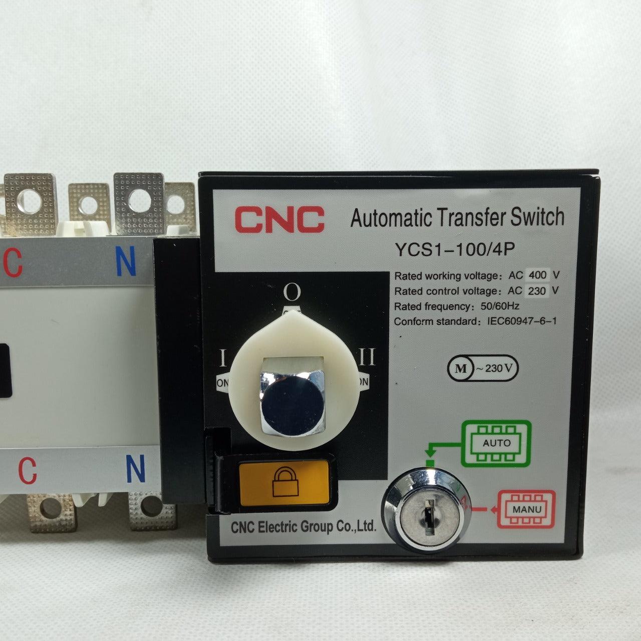 CNC YCS1 Electrical ATS Panel Board Automatic Transfer Switch in Pakistan - 4 Pole / 100A thumbnail 3