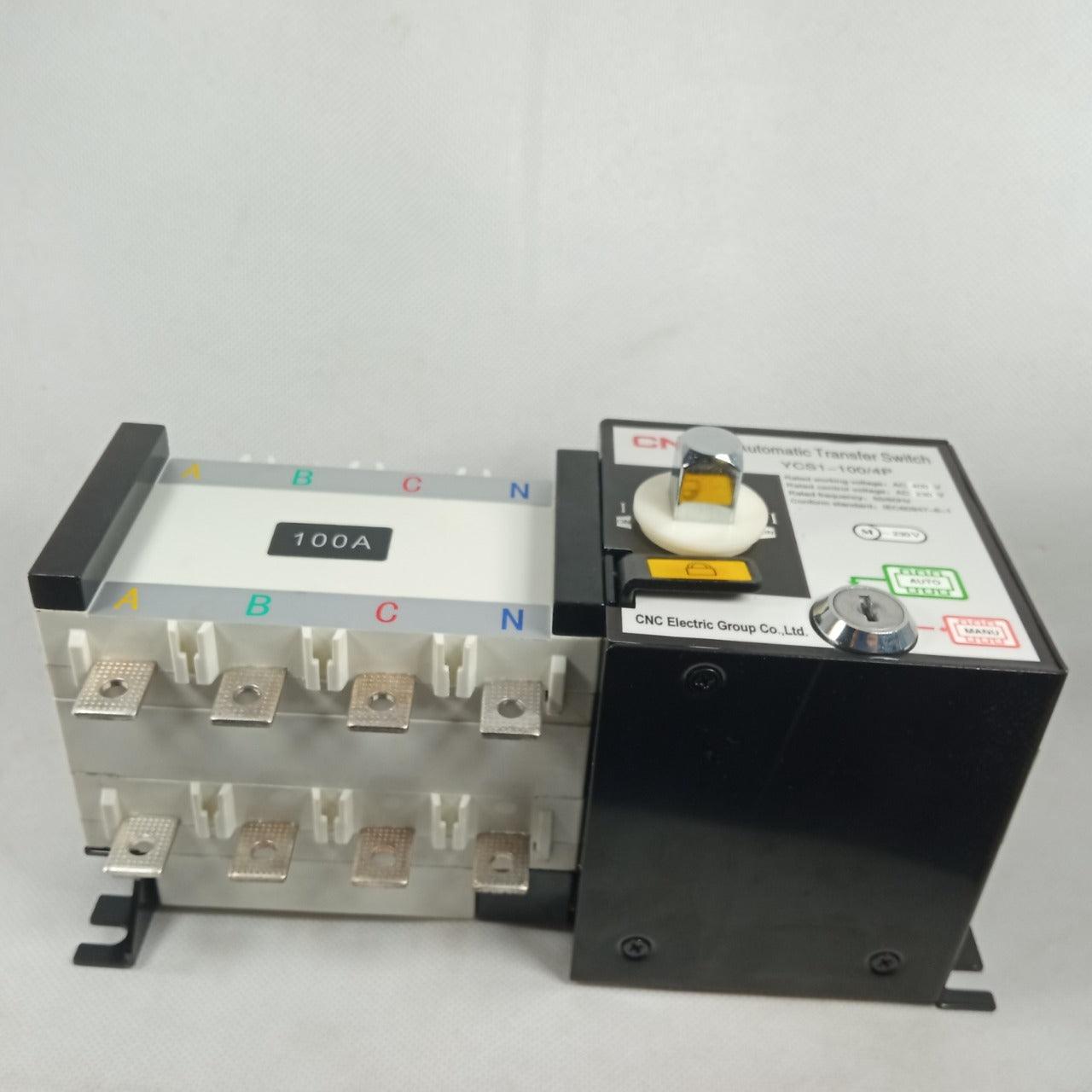 CNC YCS1 Electrical ATS Panel Board Automatic Transfer Switch in Pakistan - 4 Pole / 100A thumbnail 6
