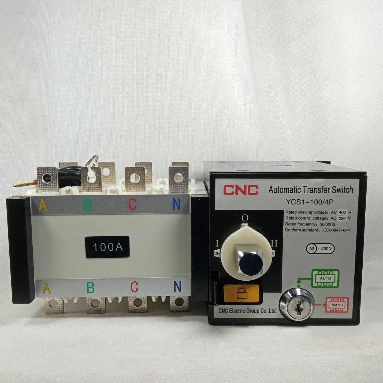 CNC YCS1 Electrical ATS Panel Board Automatic Transfer Switch in Pakistan - 4 Pole / 250A