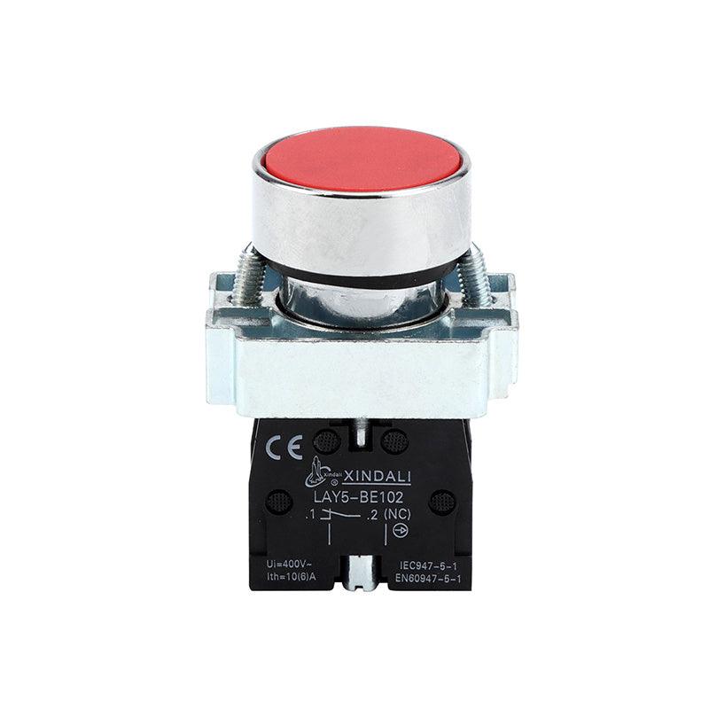 CNC 22mm Push Button LAY5 in Pakistan - BA42-NC-RED