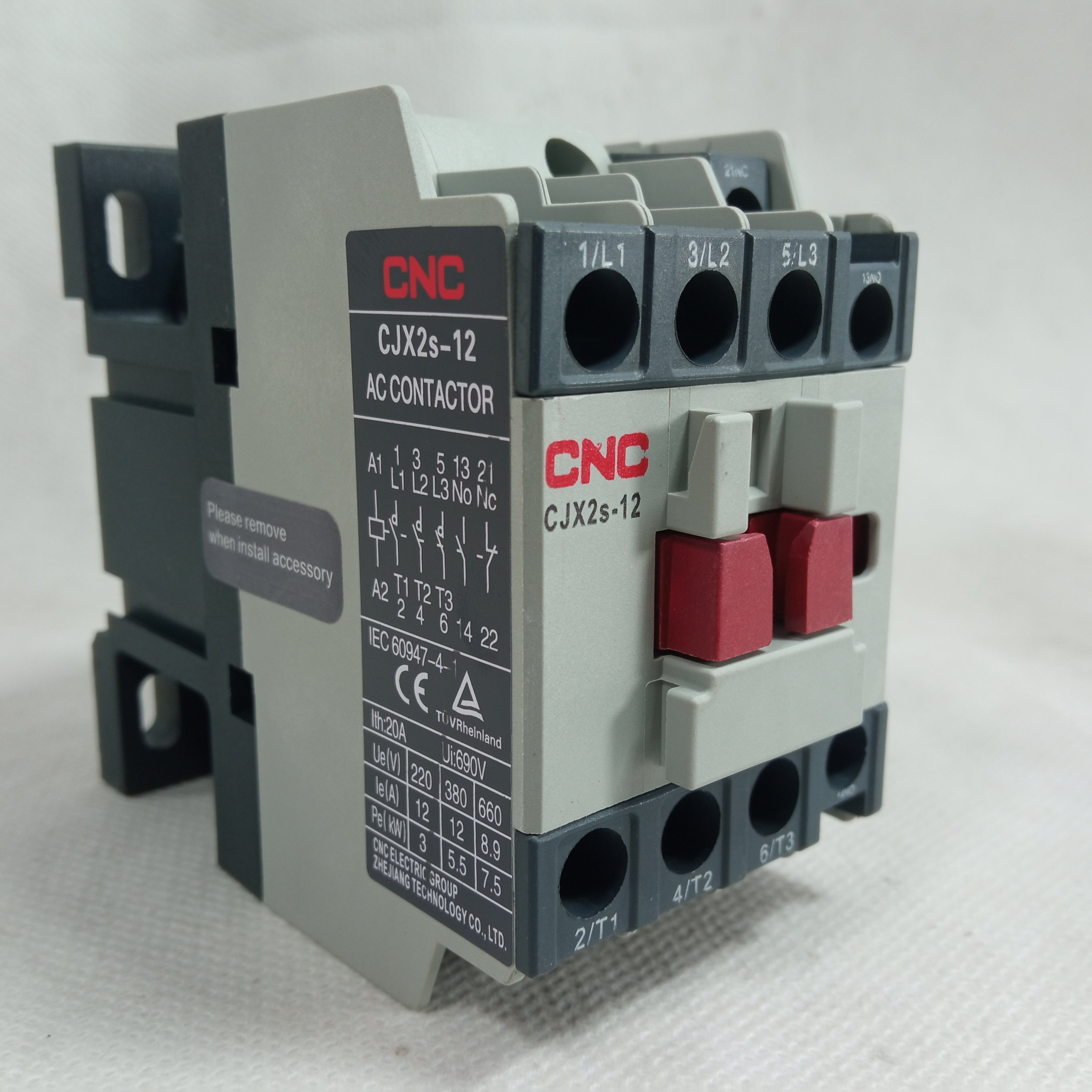 CNC CJX2-S 12-95A AC Magnetic Contactors in Pakistan - 32A thumbnail 4