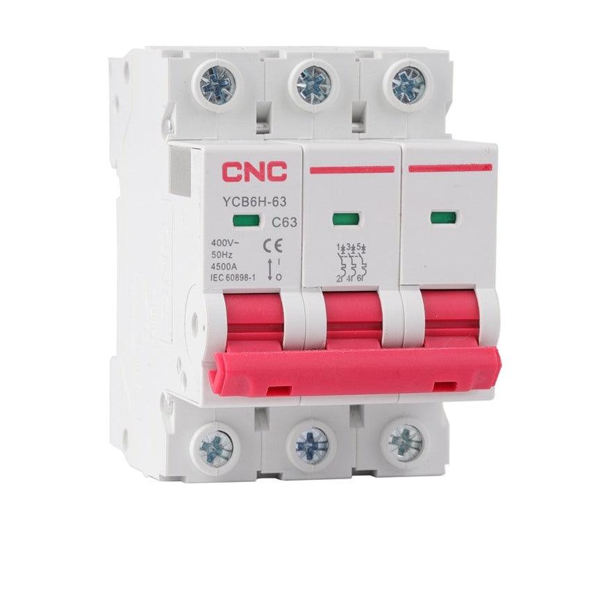 YCB6H-63 Miniature Circuit Breaker (MCB) in Pakistan - 4P / 32A