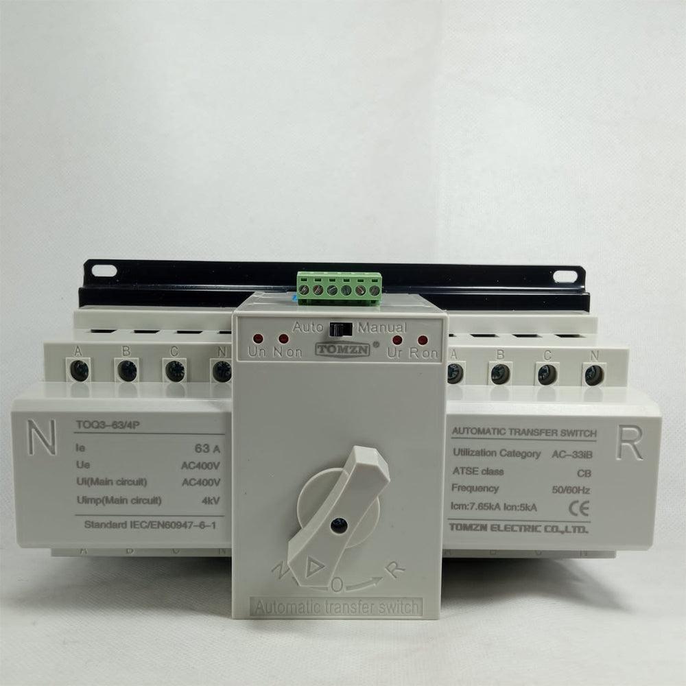 Tomzn TOQ3-63/4P 63A 4P 3-Phase Automatic Transfer Switch (ATS) in Pakistan - 250A thumbnail 3