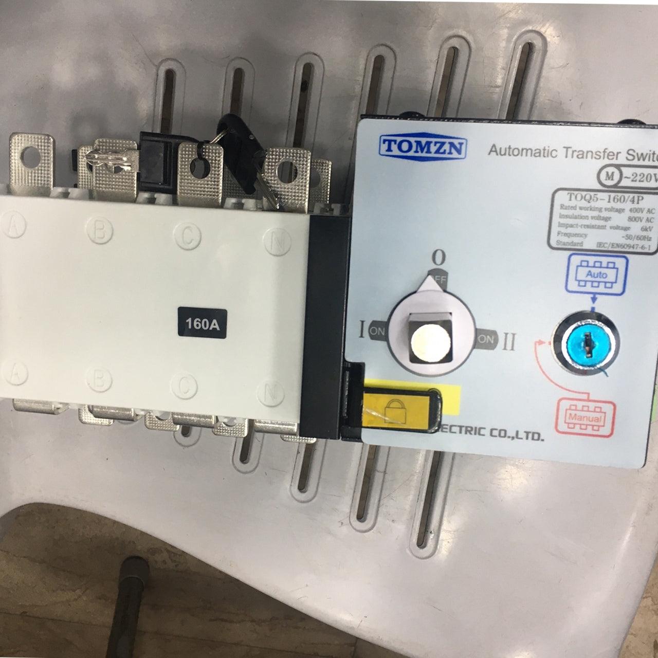 Tomzn TOQ3-63/4P 63A 4P 3-Phase Automatic Transfer Switch (ATS) in Pakistan - 125A