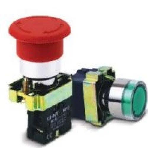 Chint NP2 Push Button AC 380V/5A in Pakistan - NP2-BA51R / Yellow