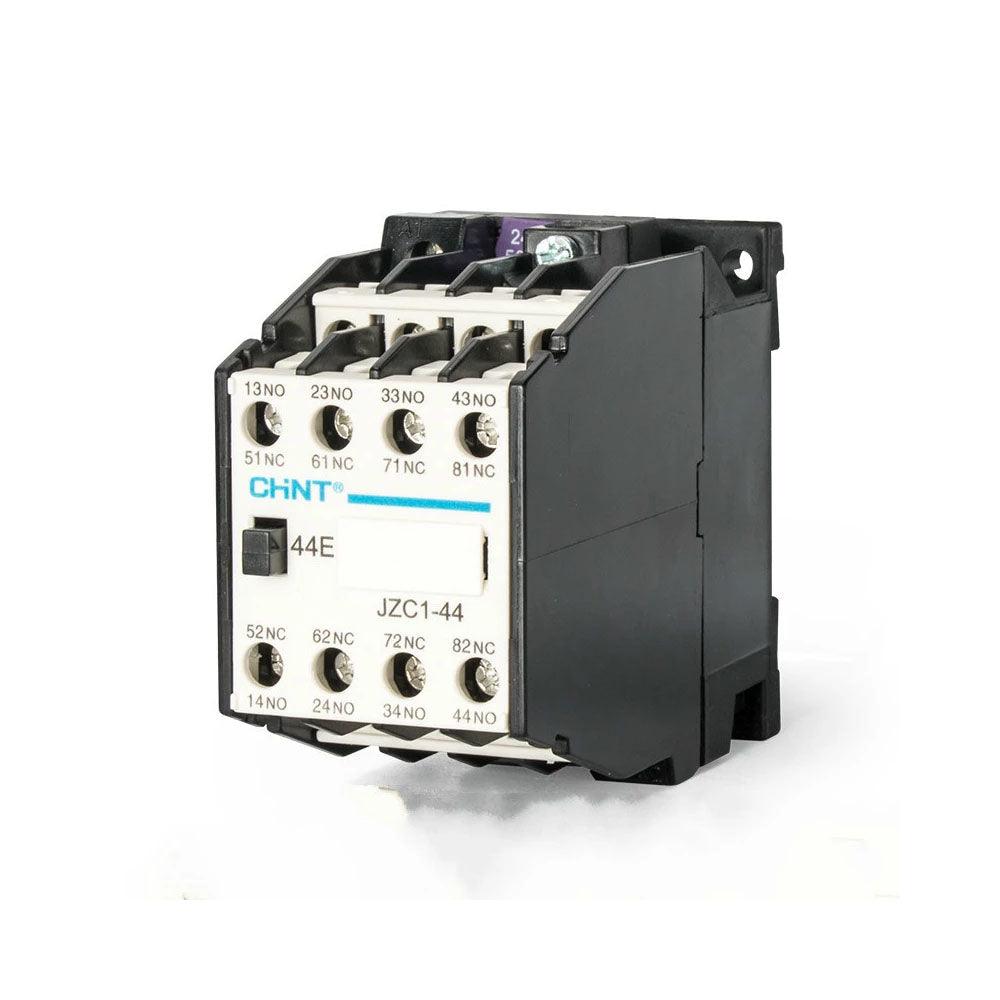 CHINT Contactor Relay Contact Type Relay JZC1-44 Middle Relay AC220V 4 Open 4 Close