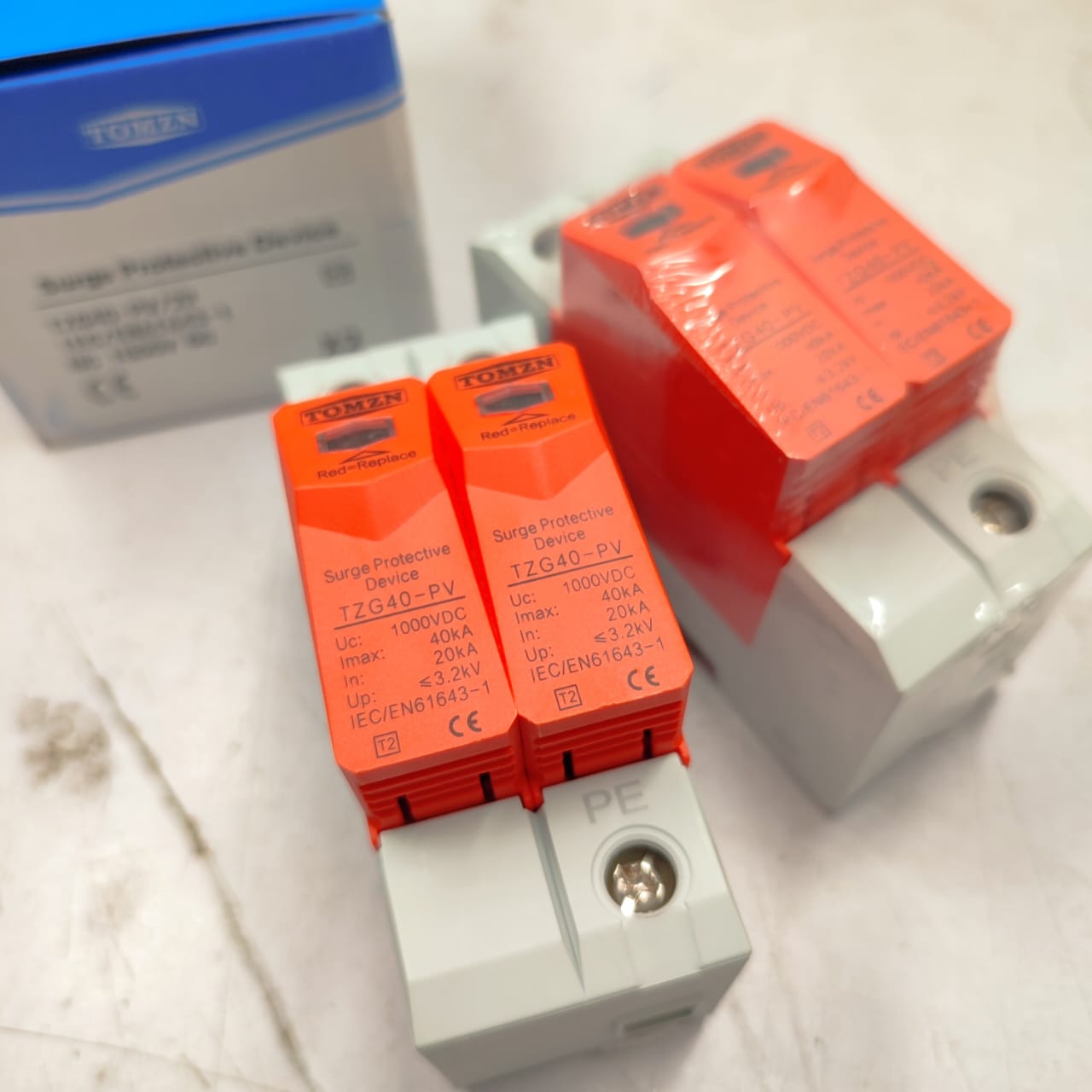 Tomzn SPD 20KA~40KA House Surge Protector Protective Low-voltage Arrester Device in Pakistan thumbnail 4