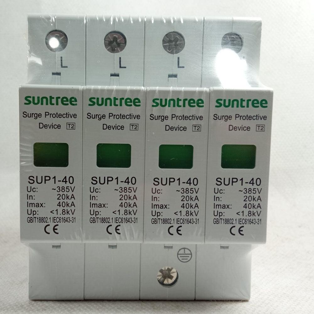 Suntree SUP1-40 AC Surge Protector Lightning Protection Safety Protector SPD in Pakistan - 4P / 40KA thumbnail 4