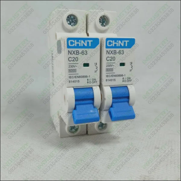 CHINT NXB-63C 1-Pole 6kA Miniature Circuit Breaker (MCB) in Pakistan - 32A