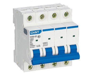 CHINT NXB-63 MCB, 4 POLE 6-KA MINIATURE CIRCUIT BREAKER in Pakistan - 63A thumbnail 3