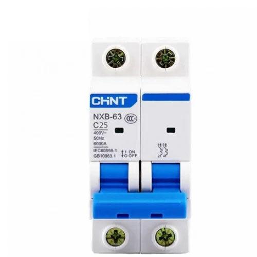 CHINT MCB NXB-63C 2 POLE 6 KA CIRCUIT BREAKER in Pakistan - 16A