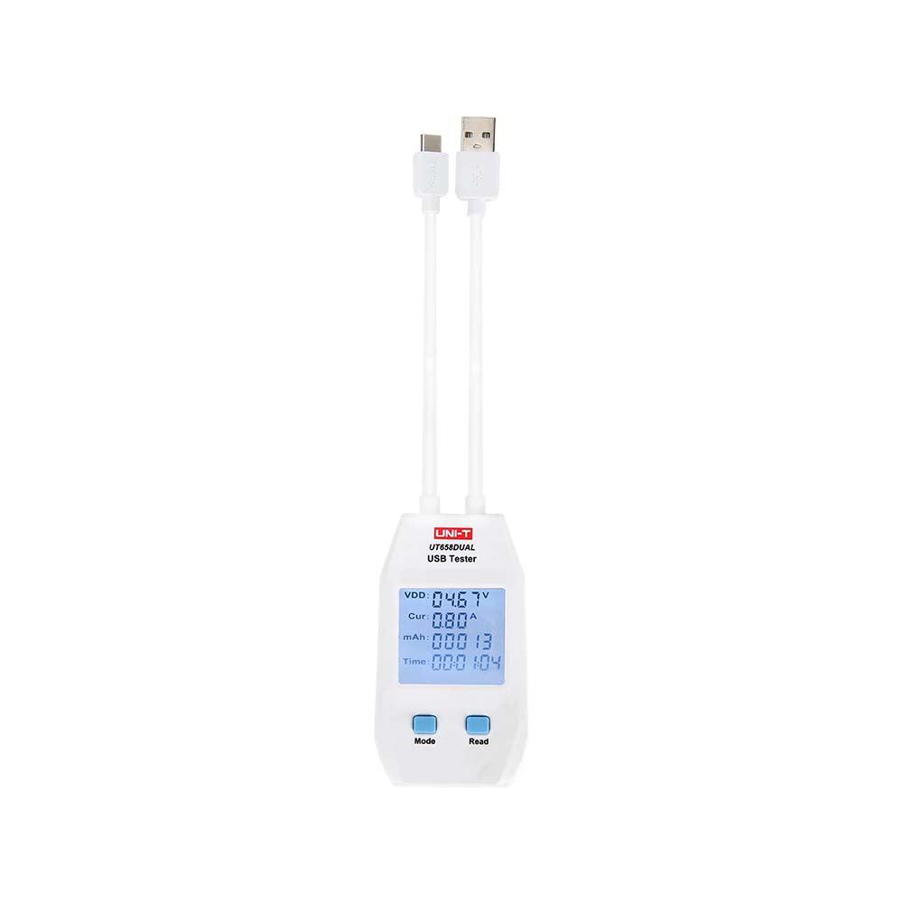 UNI T UT658DUAL USB Tester in Pakistan