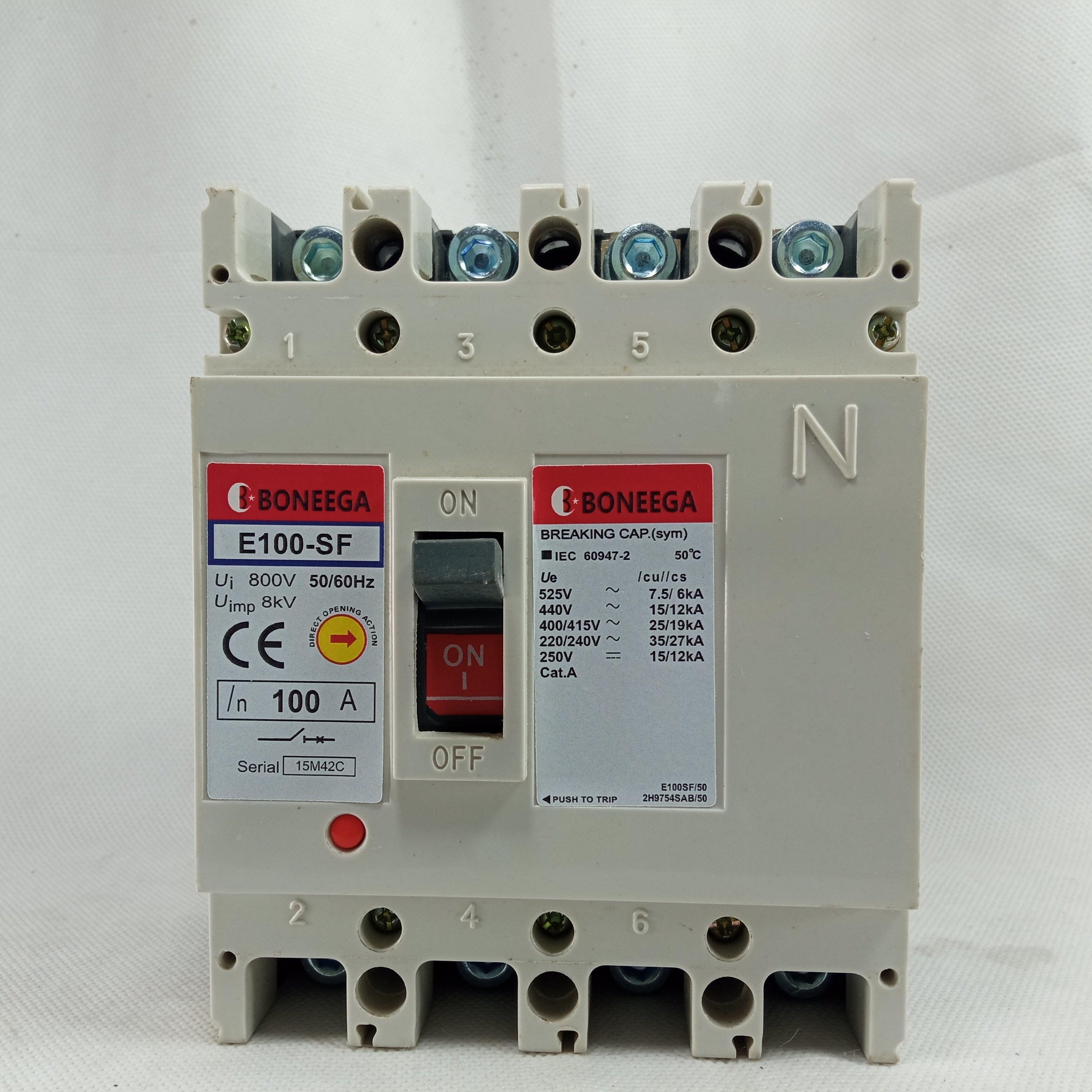 MCCB Boneega Three Pole Circuit Breaker in Pakistan - 3P / 30A thumbnail 2