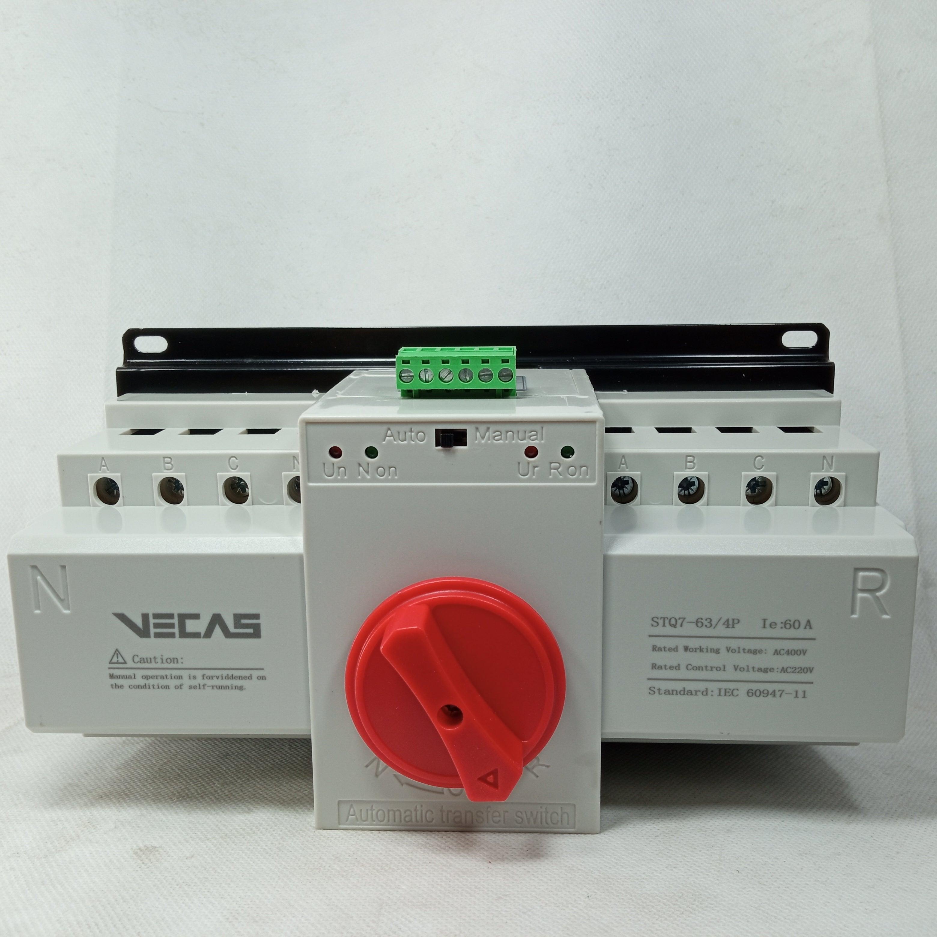 ATS SWITCH Automatic Transfer Switch VECAS STQ7 in Pakistan - 4P / 63A thumbnail 3