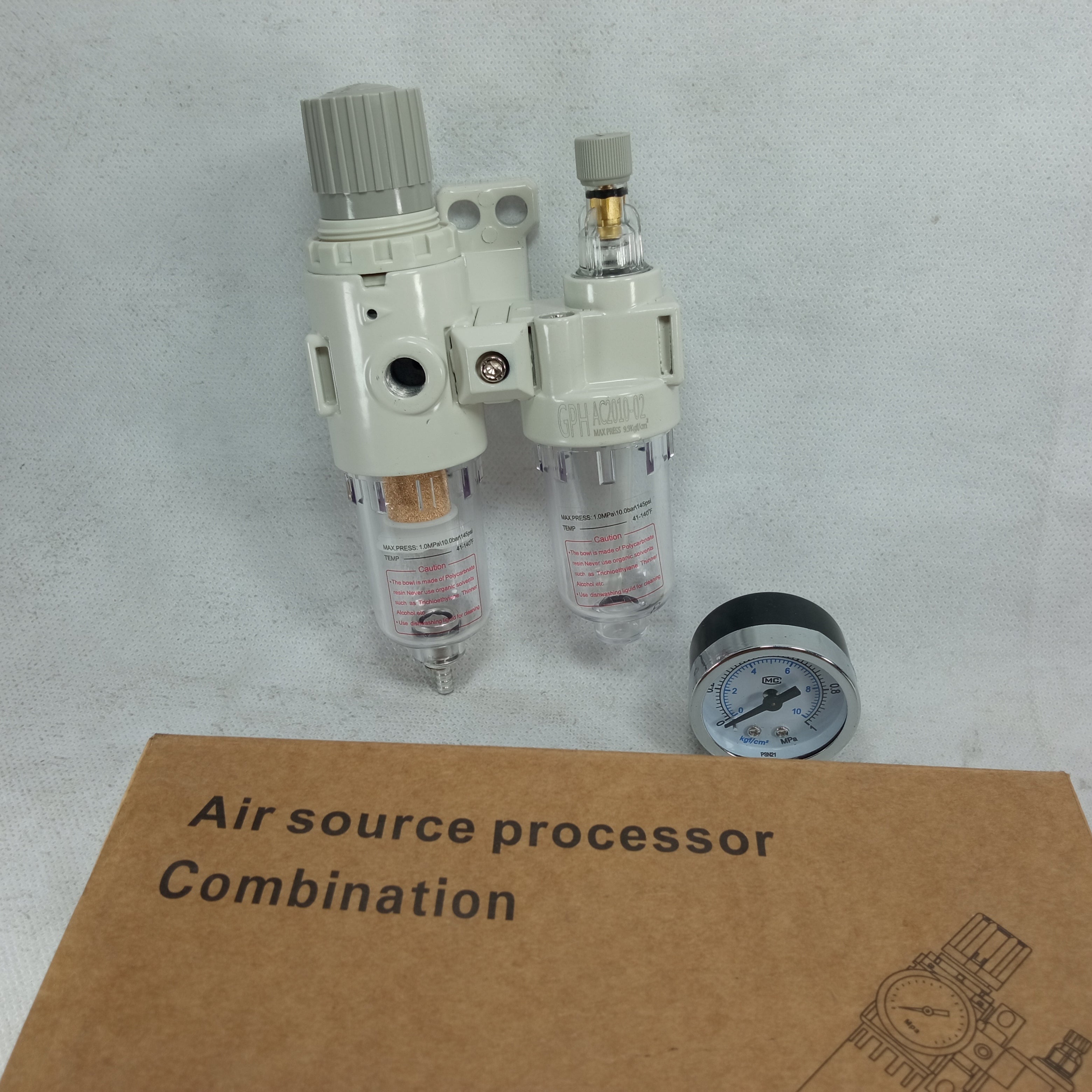 AC2010-02 Air Source Treatment Unit Air Filter Pressure Regulator in Pakistan