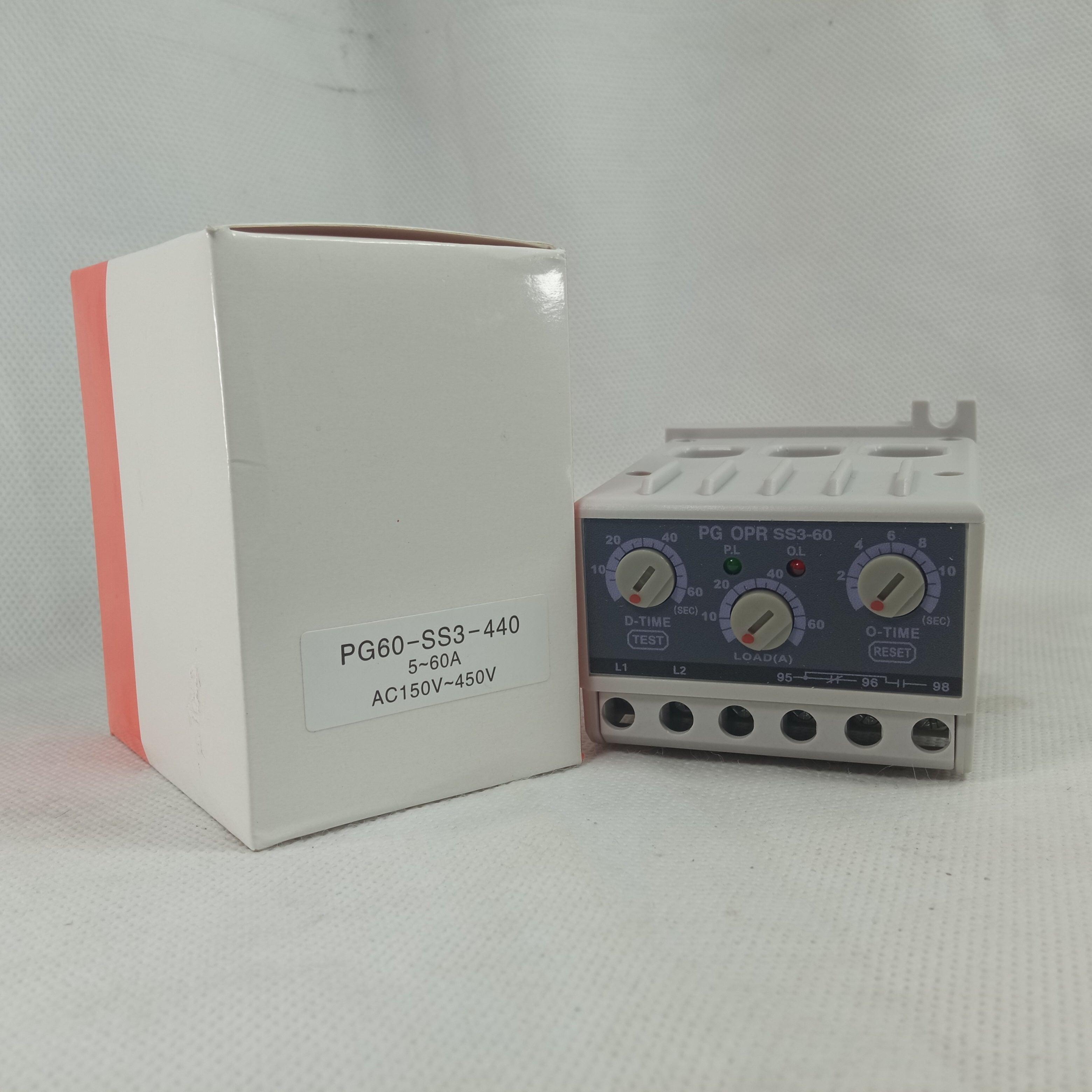 PG60 OPR-SS3 Electronic Digital Overload Relay EOCR in Pakistan - 5A/70A thumbnail 2