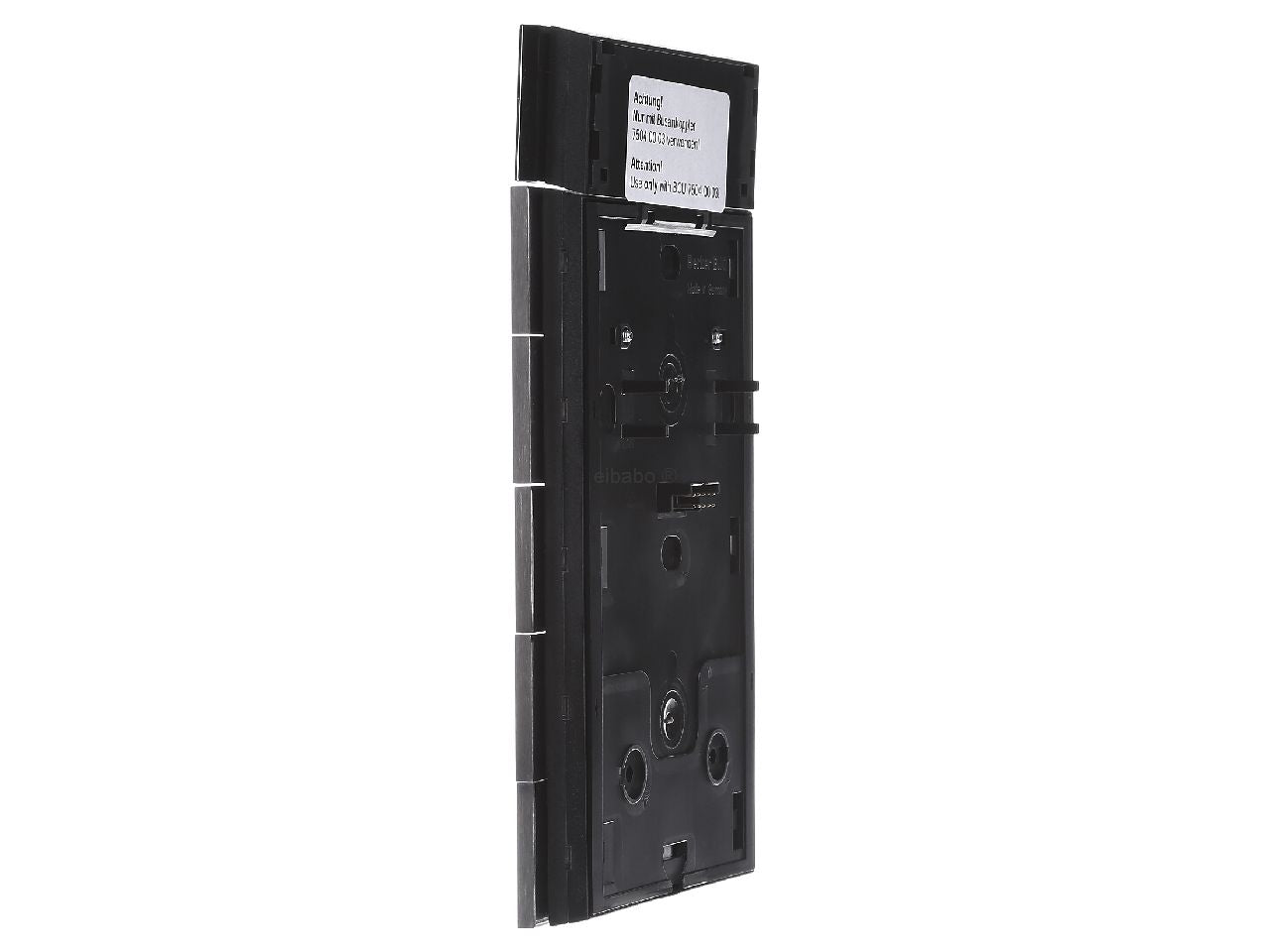Hager 75665593 B.IQ Push Button 5 Gang with Thermostat Stainless Steel in Pakistan thumbnail 3
