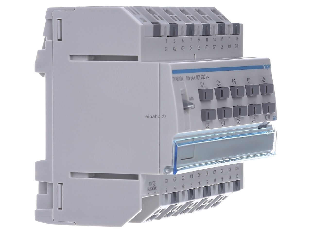Hager TYA610A Channel Switch Shutter Actuator Output Module 4A 230V AC RMD in Pakistan thumbnail 3