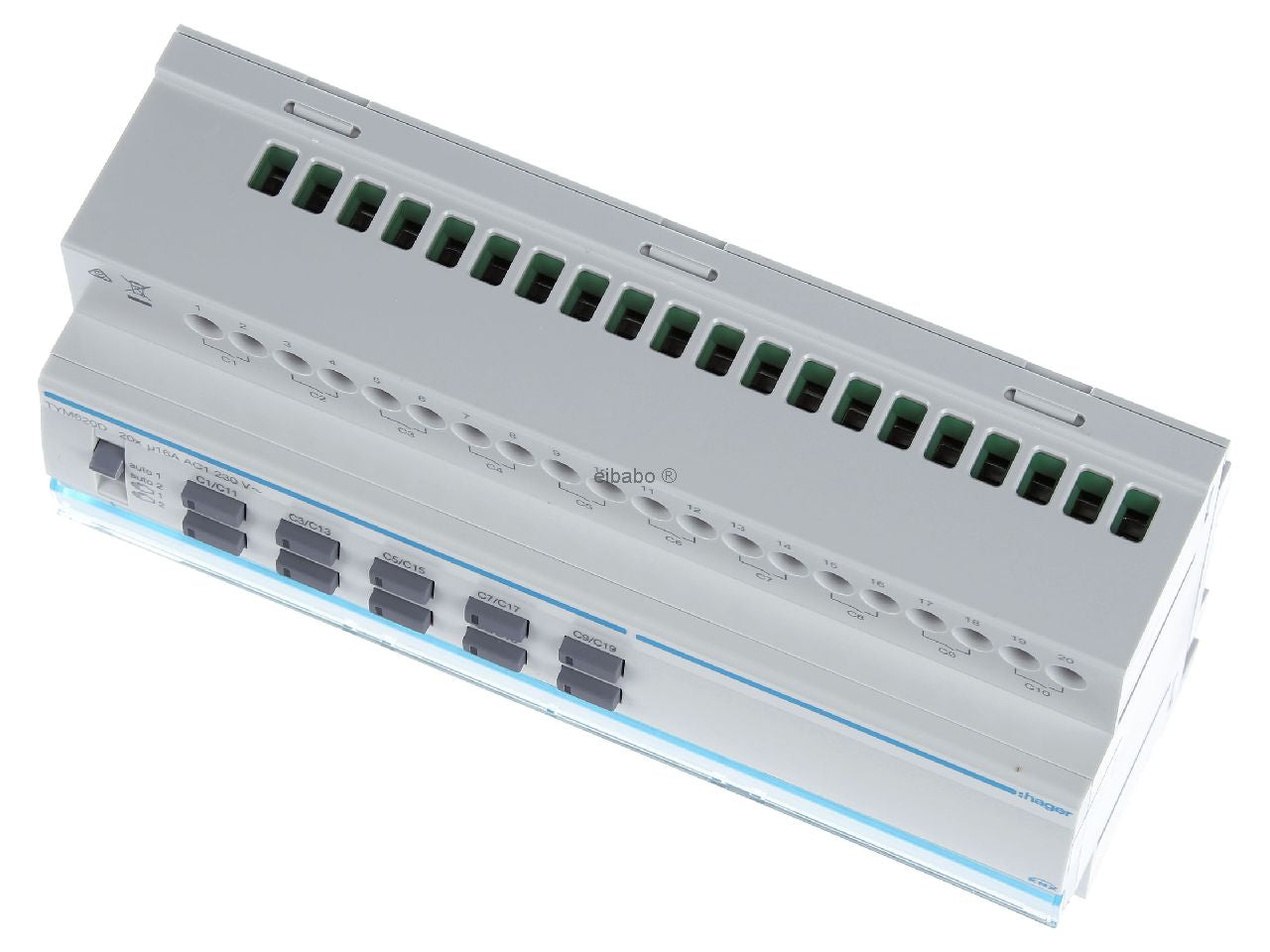 Hager TYM620D Switch Actuator 20 Gang 16 A C-Load no Manual in Pakistan thumbnail 6