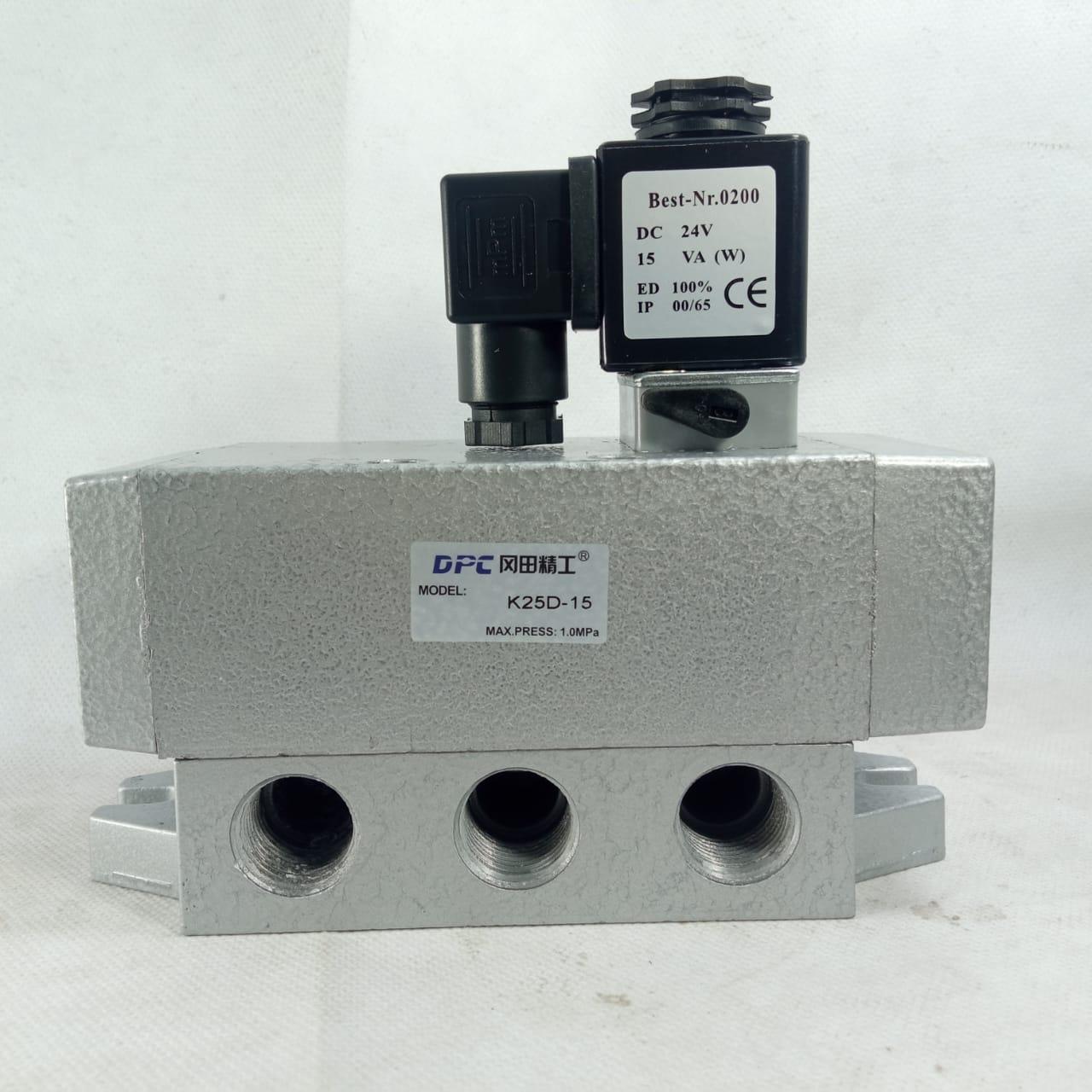K25D-15 Solenoid Valve 2 Position 5 Way Compressed Air with Oil Mist Single in Pakistan thumbnail 5
