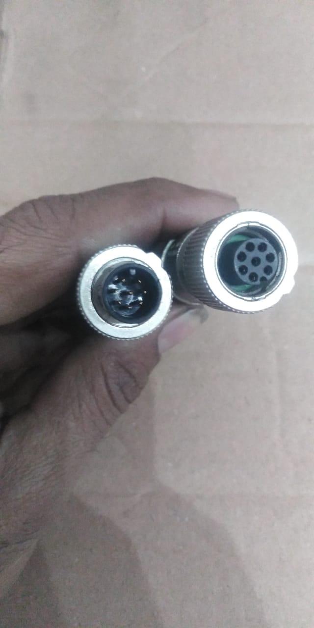 Circular Male 8 Pin Connector To Female 8 Pin Connector