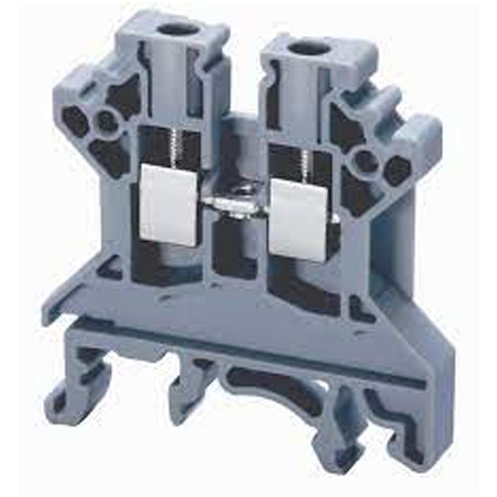 Connect Well Thru Screw Clamp Terminal Block SANA000CTS10U 0.5-10 mm 1000V Din Rail Mounted Grey 10 Pcs in Pakistan