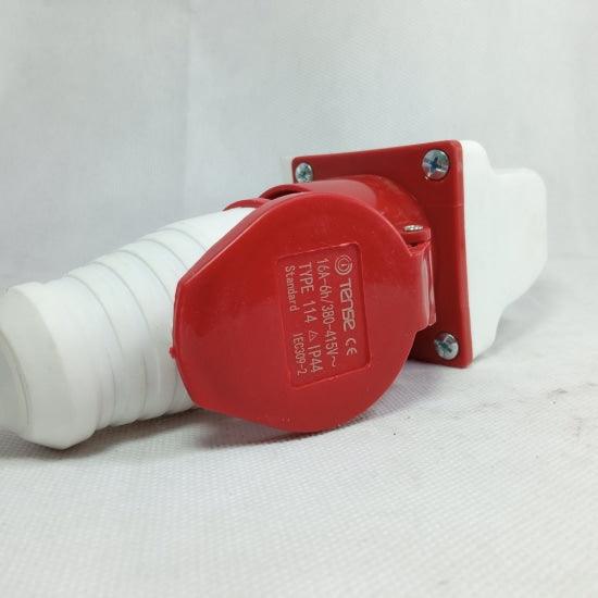 Tense IP44 4Pin Industrial Socket in Pakistan - 32A thumbnail 2