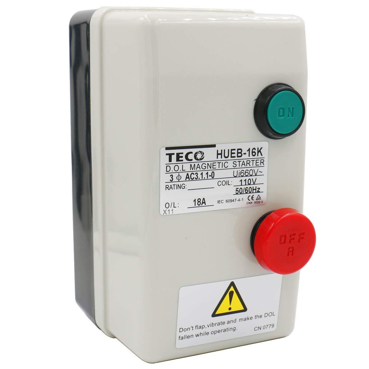 Teco Magnetic Starter  On Off Switch Enclosed 3 Pole DOL stater in Pakistan - 40
