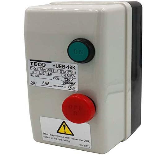 Teco Magnetic Starter  On Off Switch Enclosed 3 Pole DOL stater in Pakistan - 40 thumbnail 2