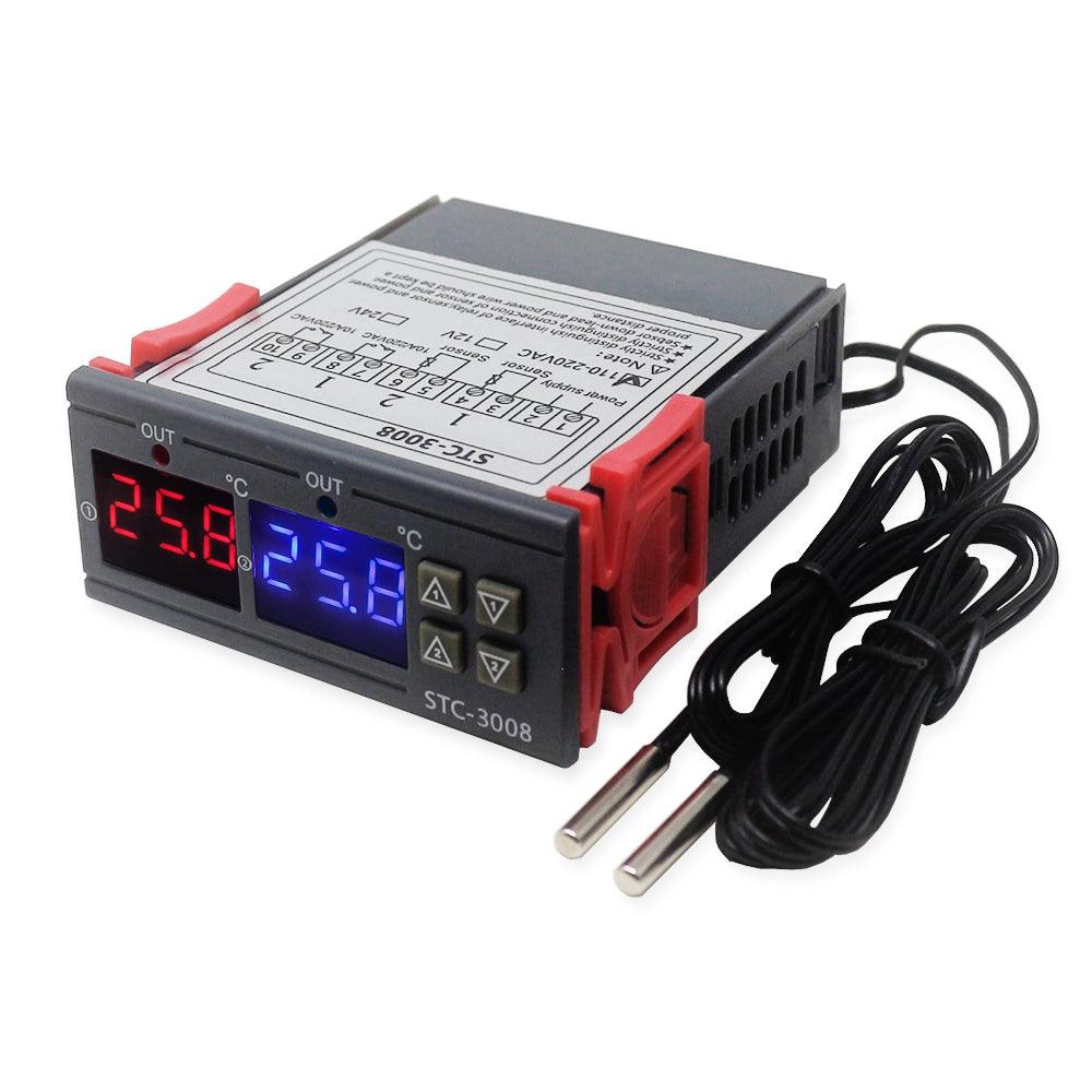 STC-3008  Dual Digital Incubator Thermostat Temperature Controller in Pakistan