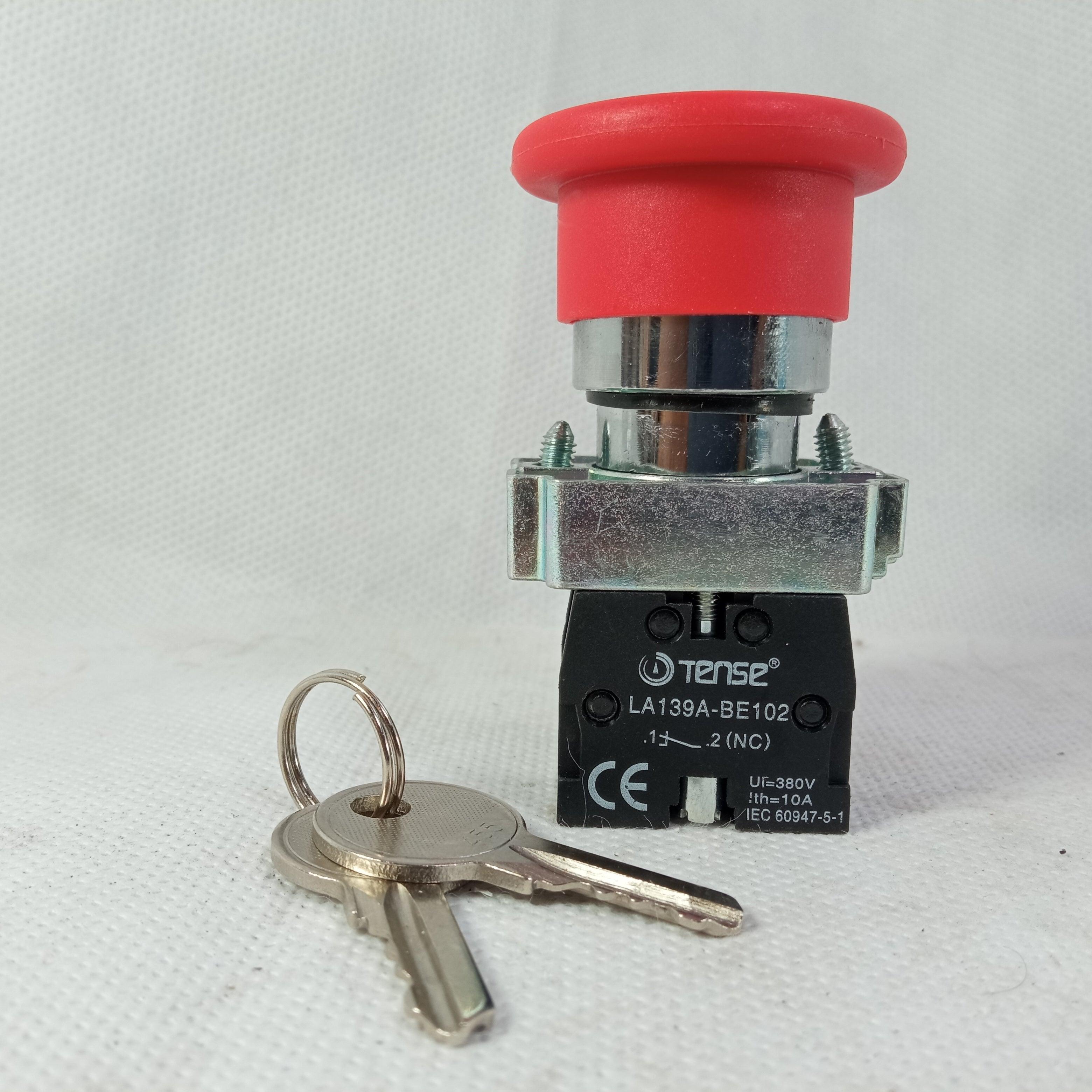 Turn to Release N/C Emergency Stop Mushroom Push Button Switch XB2-BS142 in Pakistan thumbnail 2