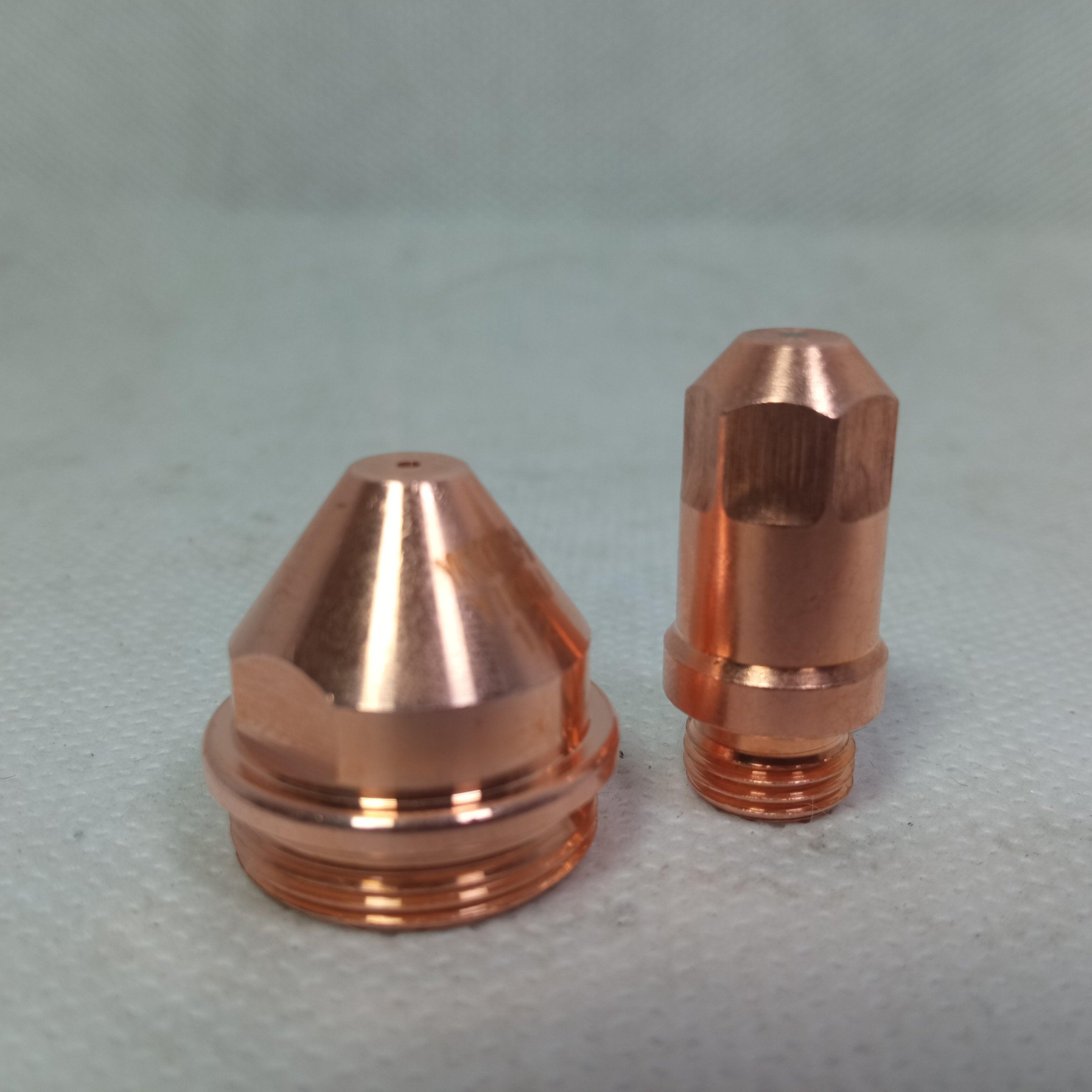 YIKUAI Plasma Cutting Torch Consumables YK100102-D Electrode and YK100103-D Nozzle in Pakistan