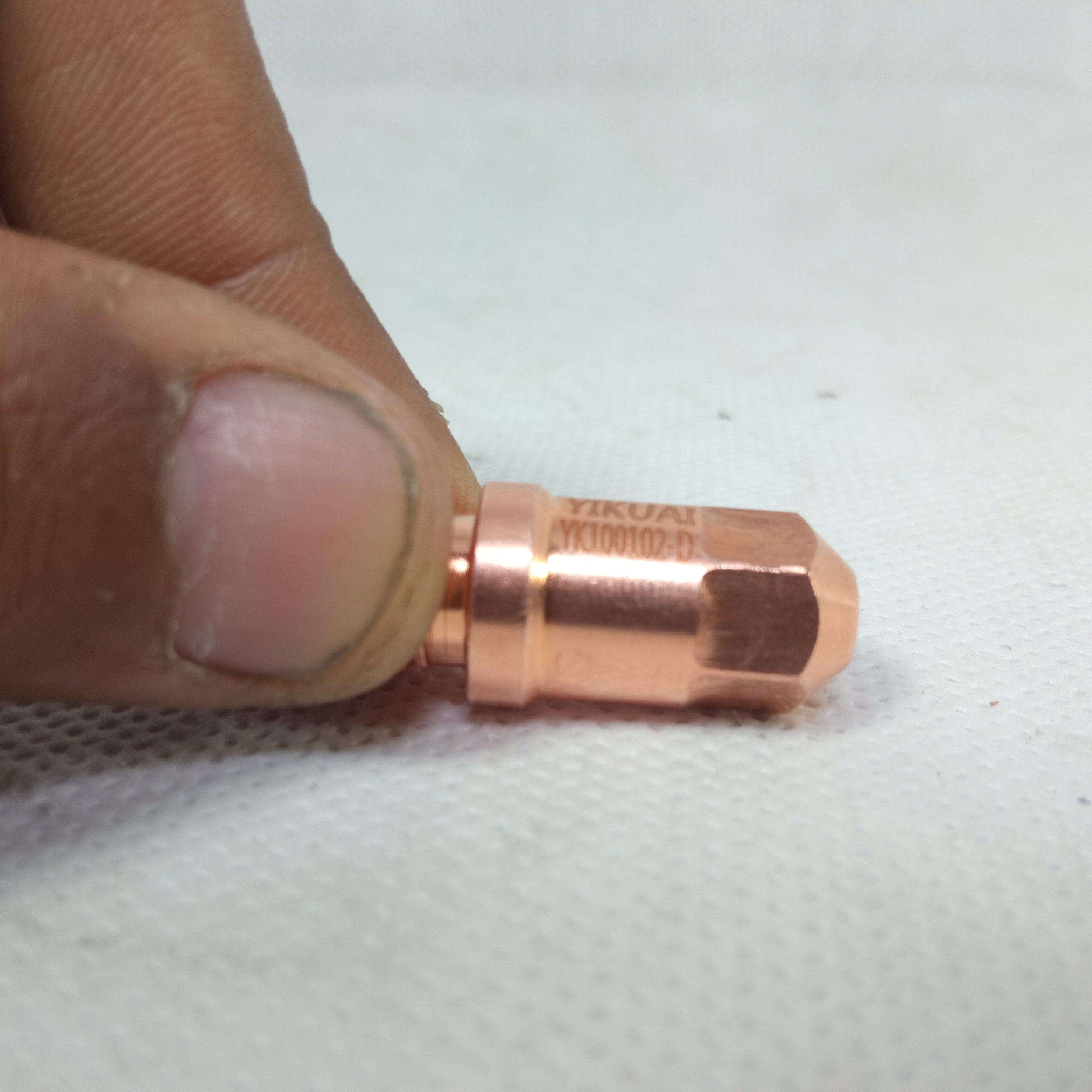 YIKUAI Plasma Cutting Torch Consumables YK100102-D Electrode and YK100103-D Nozzle in Pakistan thumbnail 3
