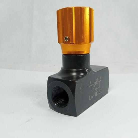 Hydraulic Throttle Valve Flow Control LA-H10L, LA-H16L in Pakistan - 3/8 inch thumbnail 5