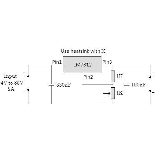 7812 Transistor – 12V, Voltage Regulator  LM7812 thumbnail 3