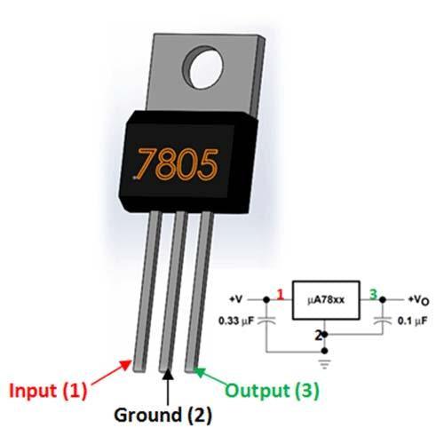 7805 Transistor – 12V, Voltage Regulator LM7805