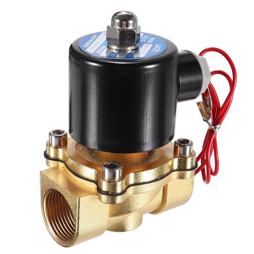 3/4 Inch 220V AC Brass Electric Solenoid Valve For Water Air Gas Fuels in Pakistan